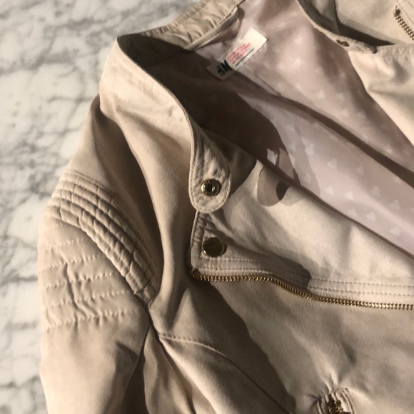 NWOT H&M Girls Biker Jacket - Picture 5 of 9